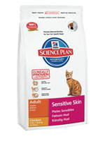 Hill's Science Plan Adult Sensitive Skin (курица) ― Зоомагазин "Четыре лапы"